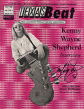 Kenny Wanye Shepherd 1996 Texas Beat Magazine
