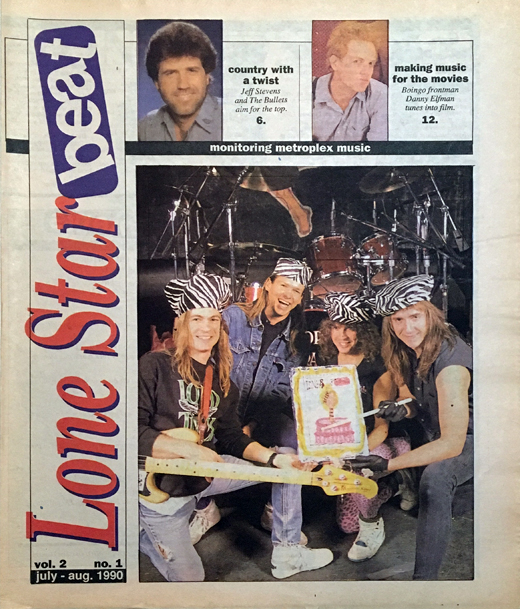 Lord Tracy - August 1990 Lone Star Beat Magazine