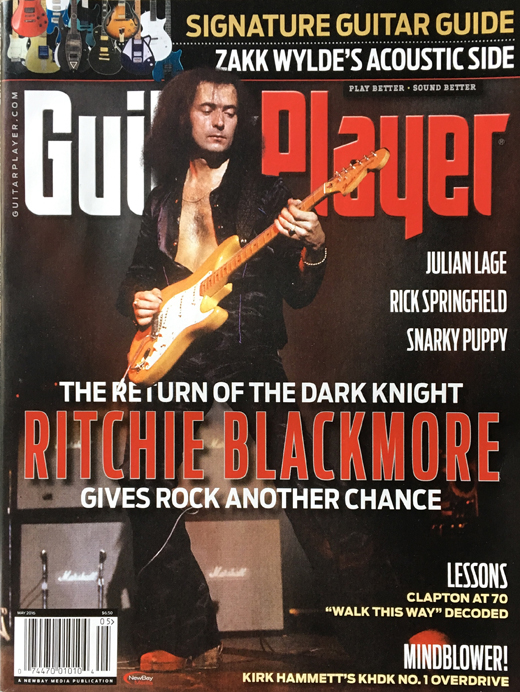 Richie Blackmore - May 2016 Guitar Player Magazine