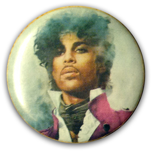 Prince - Purple Rain Concert Tour Button