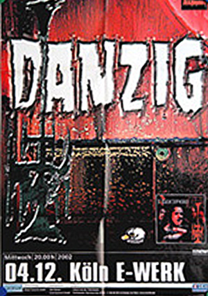 Original Danzig German Concert Posters
