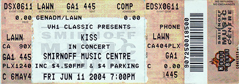 KISS 06-11-04 Smirnoff Music Center - Dallas, TX