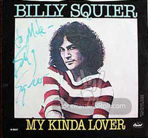 Billy Squire - My Kinda Lover 45 Picture Sleeve
