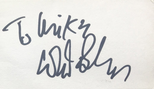 Black Crowes - Chris Robinson Signed Index Card