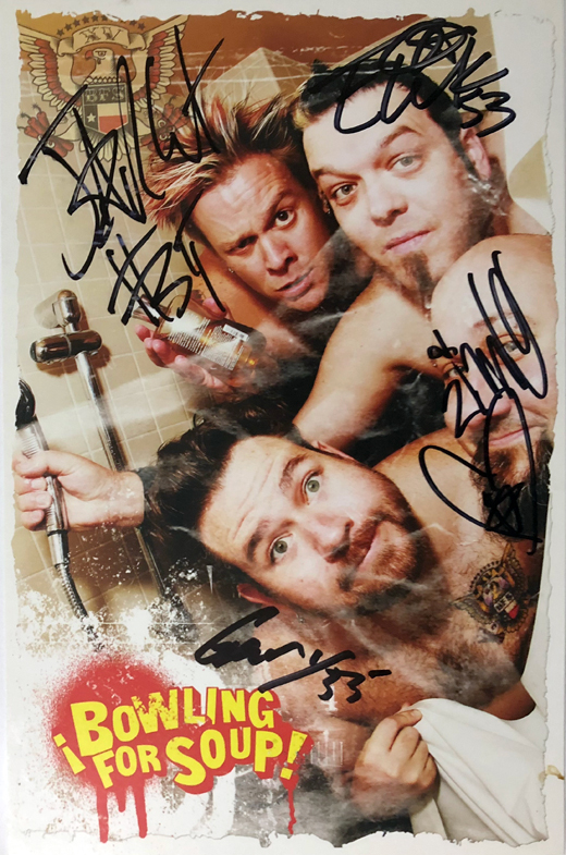 Bowling For Soup - 5x9 Color Promo Card Complete Band
