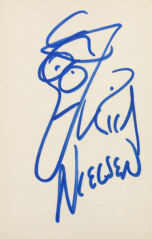 Cheap Trick - Rick Nielsen Autograph 4x6 Card
