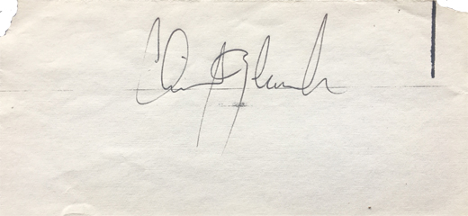 Clint Black - Autographed 2x6 Paper