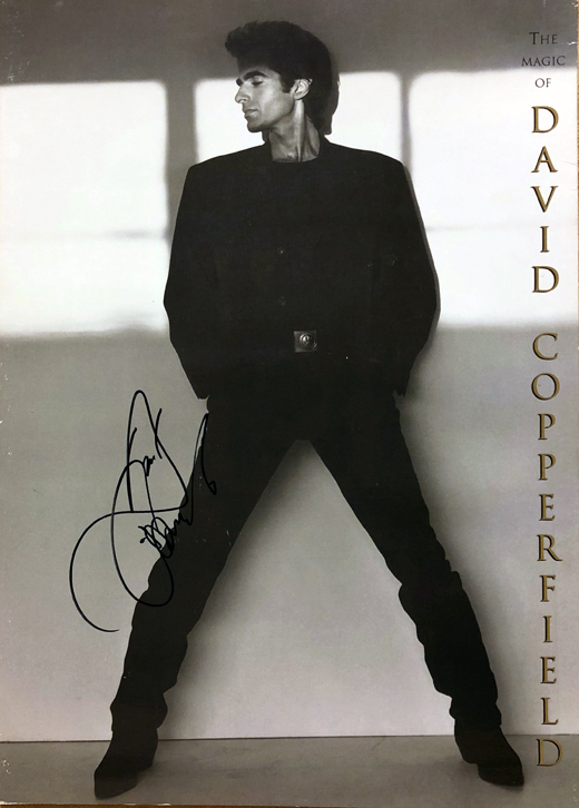 David Copperfield - Signed Four Page Booklet