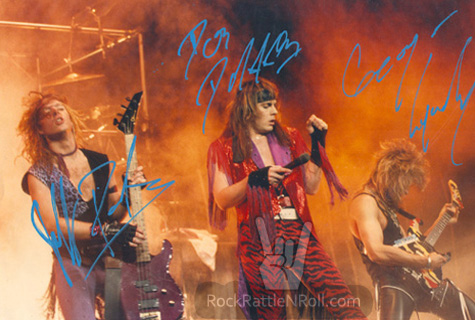 Dokken - Jeff Pilson Don Dokken George Lynch 8x12 color concert photo