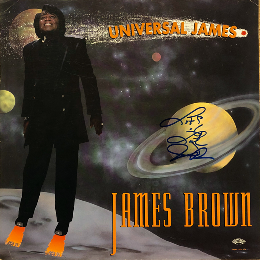 James Brown - Autographed Universal James Album Flat