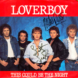 Loverboy This Could Be The Night US 45 Picture Sleeve