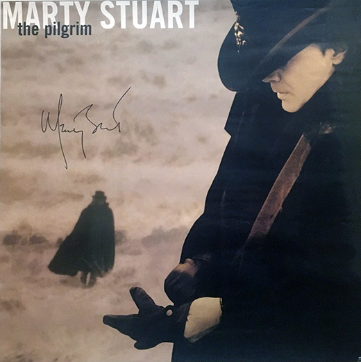 Marty Stuart The Pilgram LP Promo Poster Signed