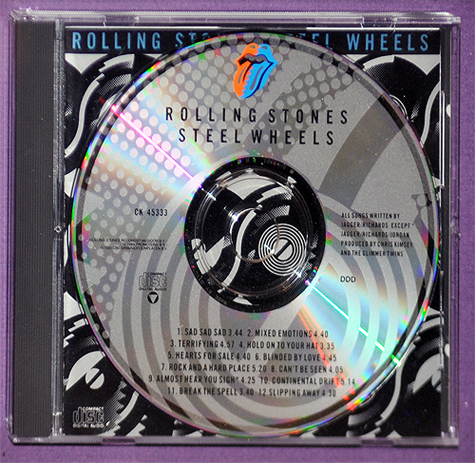 Rolling Stones 1989 Steel Wheels CD