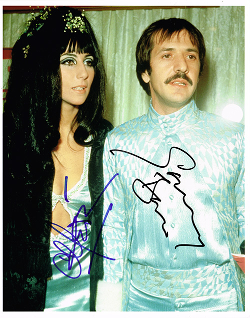 Sonny & Cher 8x10 Color Candid Photo