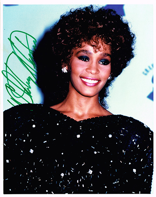 Whitney Houston 8x10 Color Candid Photo