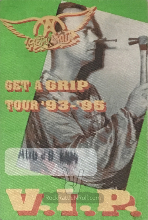 Aerosmith - 83-95 Get A Grip Tour VIP Backstage Pass