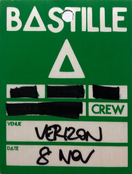 Batille - Tour Backstage Crew Pass