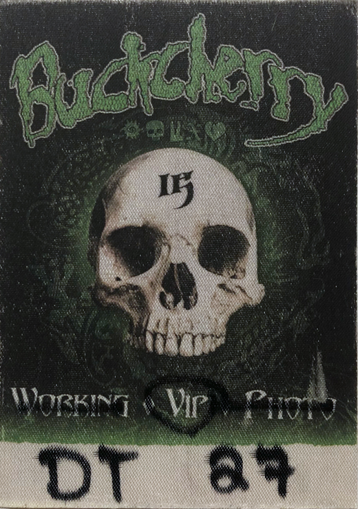 Buckcherry - Tour Backstage VIP Pass