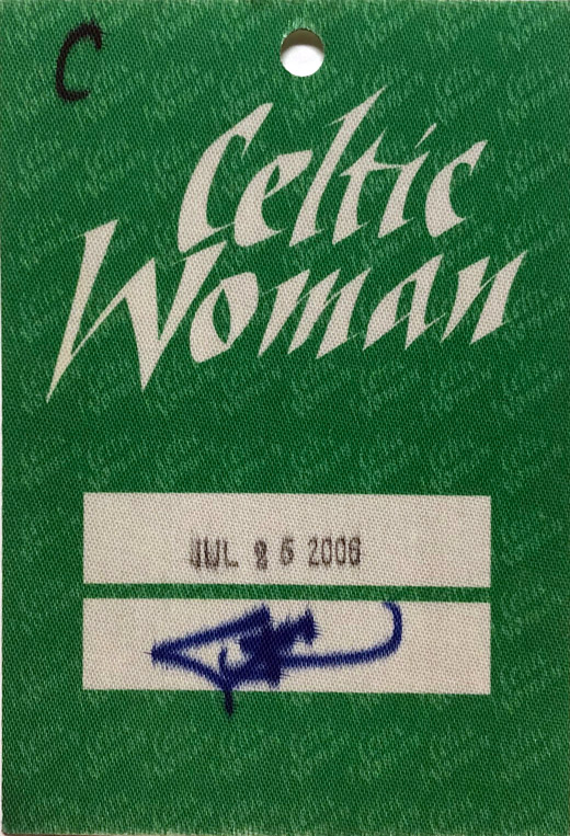 Celtic Woman - 2006 Tour Backstage Working Pass