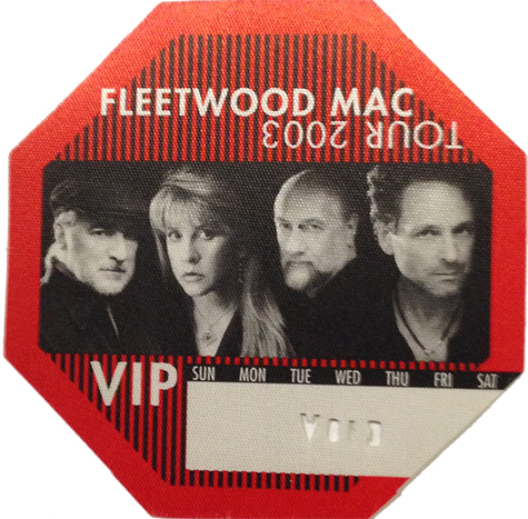 Fleetwood Mac - 2003 Say You Will Tour VIP Pass