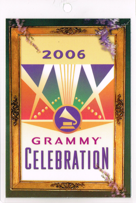 Grammy Awards - 48th Annual 2006 Celebration Laminated Pass
