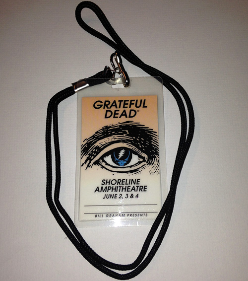 1994 Grateful Dead Tour VIP Laminate Pass