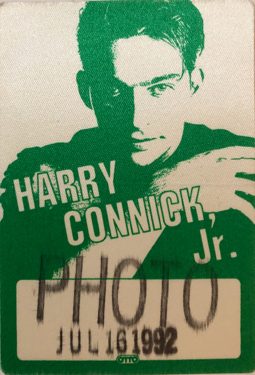 Harry Connick Jr. - 1992 Tour Photo Pass