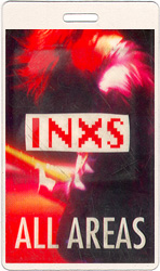 INXS 1988 Official Touring All Areas Crew Laminate Pass