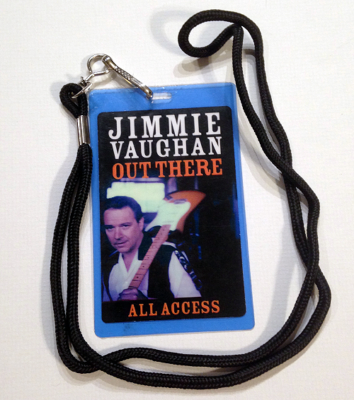 1996 Jimmie Vaughan Tour Press Pass Laminate