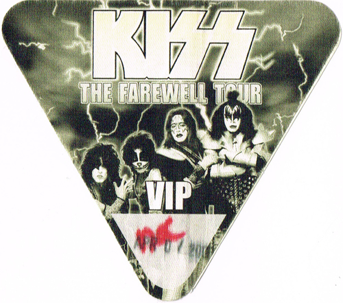 KISS - 2000 Farewell Tour VIP Backstage Pass