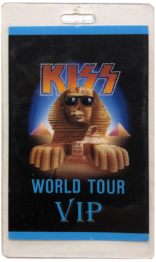 KISS - 1990 VIP Backstage Pass Laminate