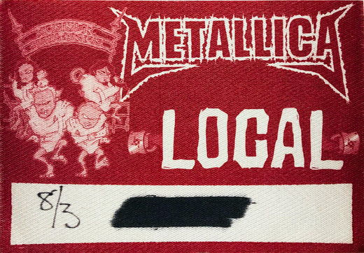 Metallica - 2016 Summer Tour Local Pass