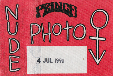 Prince - 1990 Nude Tour Photo Pass
