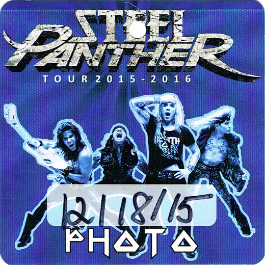 Steel Panther - 2015-16 Photo Pass