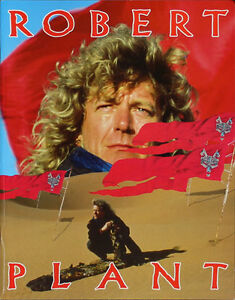 Robert Plant ORIGINAL 1988 Now and Zen Tour Book Concert Program