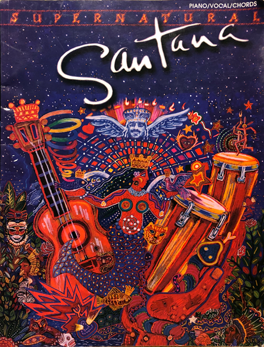 Santana - 1999 Supernatural Piano/ Vocal/ Chords Book