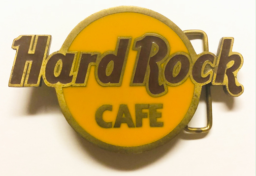 Hard Rock Cafe - Vintage Belt Buckle Classic LogoO
