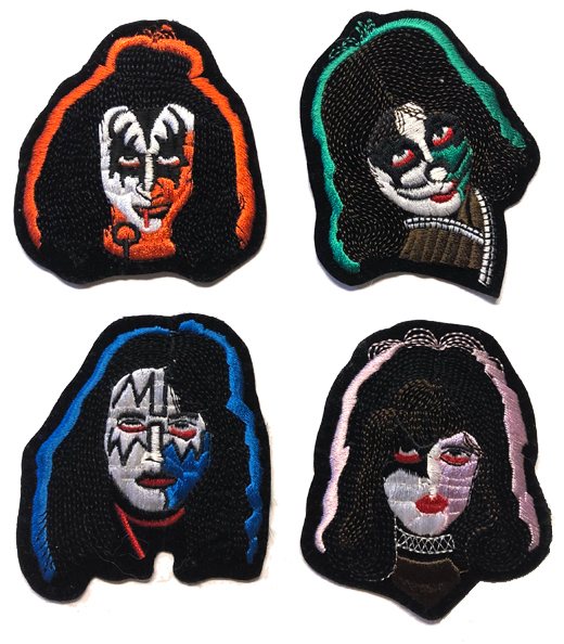 KISS Solo LPs Patch - 2"x3" Face Cloth Patches