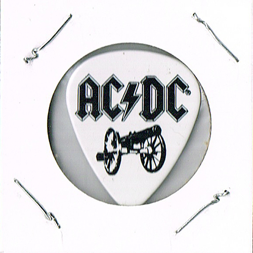 AC/DC - Concert Tour Guitar Pick - White Logo