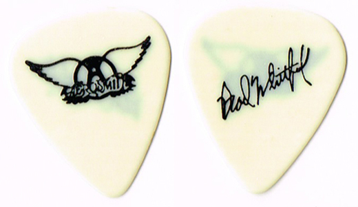 Aerosmith - Brad Whitford Concert Tour Guitar Pick - Logo