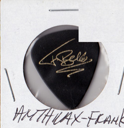 Anthrax - Frank Bello Concert Tour Guitar Pick