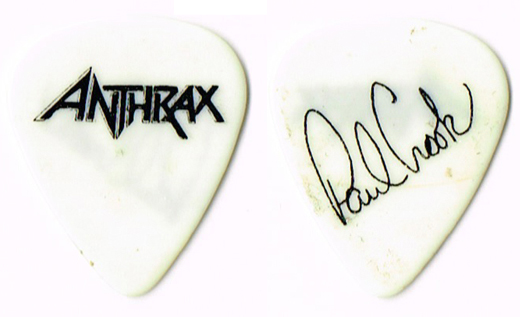 Anthrax - Paul Crook Concert  Tour Guitar Pick