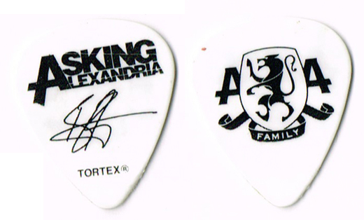 Asking Alexandria - Sam Bettley Concert Tour Guitar Pick
