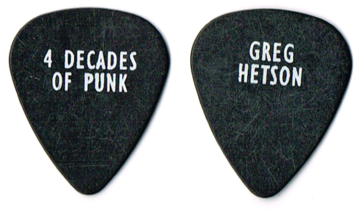 Bad Religion - Concert Tour Guitar Pick Greg Hetson