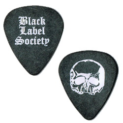 Black Label Society - Zakk Wylde Skull Concert Tour Guitar Pick