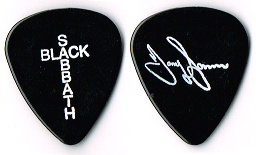 Black Sabbath - Tony Iommi Concert Tour Guitar Pick