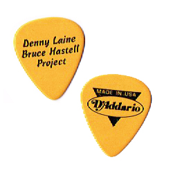 Bruce Hastell - Denny Laine Project Concert Tour Guitar Pick