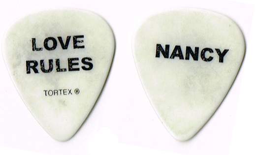 Heart - Nancy Wilson Love Rules Guitar Pick