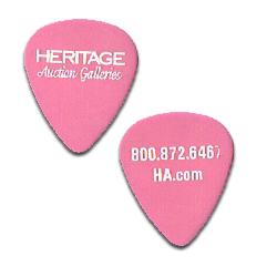 Heritage Auctions - Promo Guitar Pick