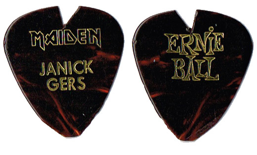 Iron Maiden - Janick Gers Band Logo Imprint